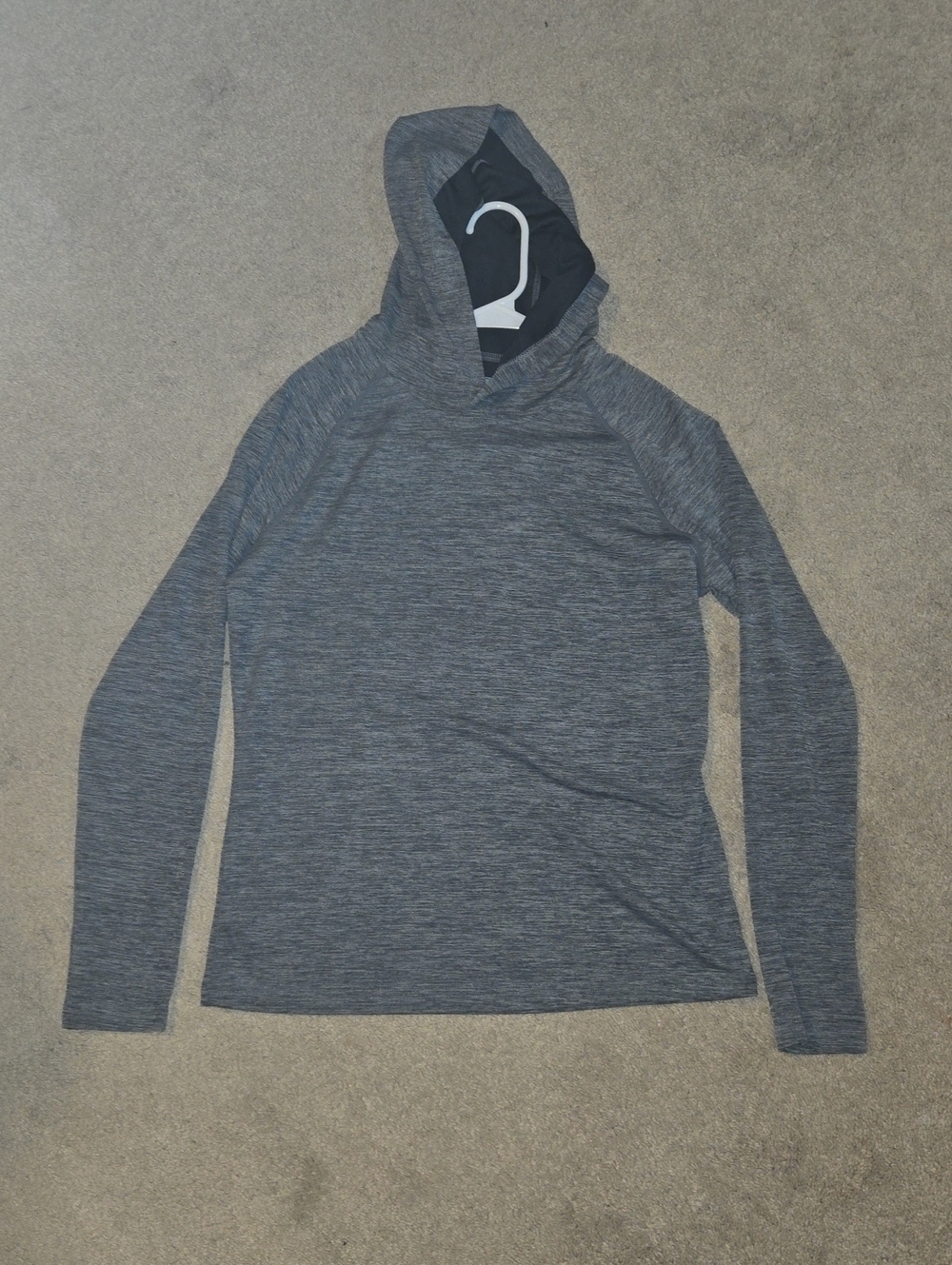 Women’s Gray Hooded Performance Top
